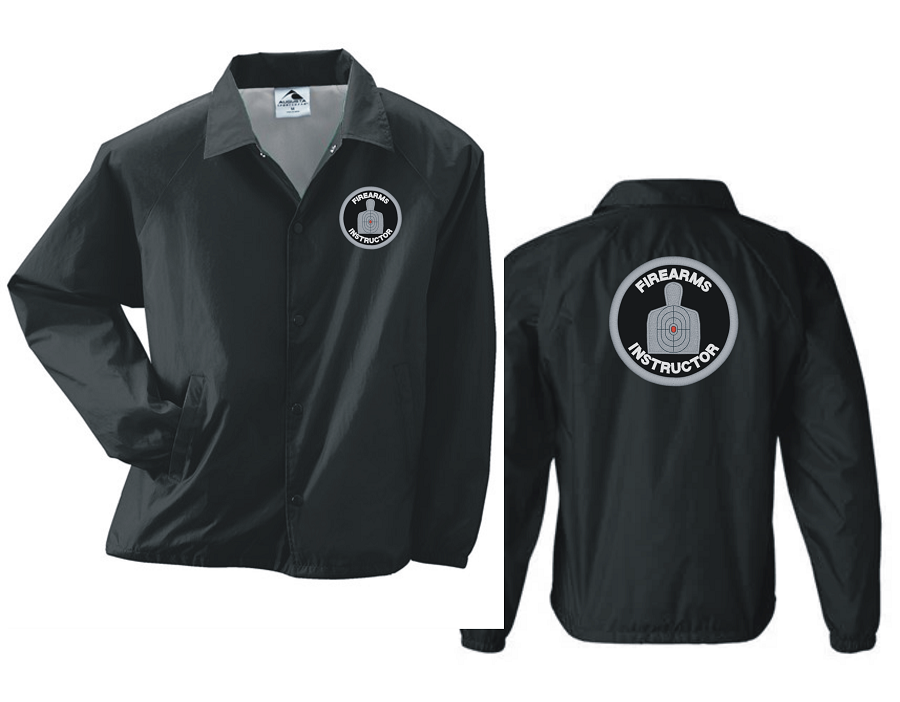 Firearms Instructor Windbreaker Embroidered #928 (image for) Firearms Instructor Windbreaker Embroidered #928
